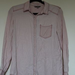 Blush button down shirt
